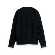 Снимка на SCOTCH&SODA MEN'S SOFT KNIT DROPPED SHOULDER CARDIGAN IN DARK GREY 2