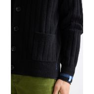 Снимка на SCOTCH&SODA MEN'S SOFT KNIT DROPPED SHOULDER CARDIGAN IN DARK GREY 6
