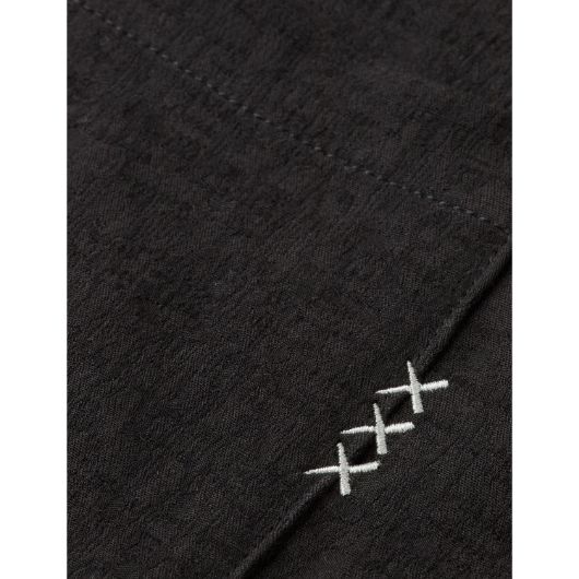 Show details for SCOTCH&SODA MEN'S TONAL JACQUARD RELAXED FIT SHIRT IN BLACK 3 - FanPoint Picture of SCOTCH&SODA MEN'S TONAL JACQUARD RELAXED FIT SHIRT IN BLACK 3