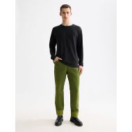 Снимка на SCOTCH&SODA MEN'S RELAXED FIT JACQUARD KNIT T-SHIRT IN DARK GREY 7