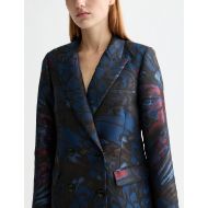 Picture of SCOTCH&SODA WOMEN'S DOUBLE BREASTED JACQUARD BLAZER IN PHEASANT 6