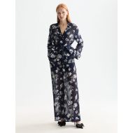 Picture of SCOTCH&SODA WOMEN'S FESTIVE PYJAMA BLAZER IN PEACOAT 7