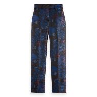 Picture of SCOTCH&SODA WOMEN'S RIPPLE PHEASANT JACQUARD STRAIGHT LEG PANT IN PHEASANT 1
