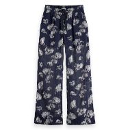 Picture of SCOTCH&SODA WOMEN'S ELENI FESTIVE PYJAMA PANT IN PEACOAT 1