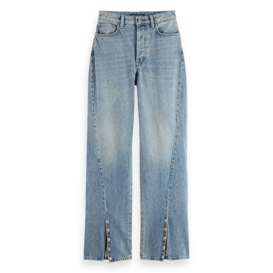 Picture of SCOTCH&SODA WOMEN'S THE RIPPLE STRAIGHT JEANS - THE GRADUATE