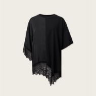 Picture of ALLSAINTS WOMEN'S LENNY LACE TEE IN BLACK 6
