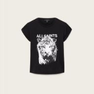 Picture of ALLSAINTS WOMEN'S STATIC ANNA TEE IN BLACK 7