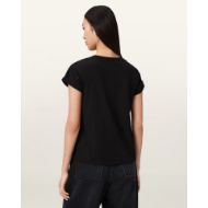 Picture of ALLSAINTS WOMEN'S STATIC ANNA TEE IN BLACK 2