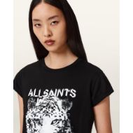 Picture of ALLSAINTS WOMEN'S STATIC ANNA TEE IN BLACK 3