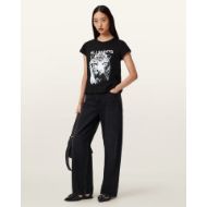 Picture of ALLSAINTS WOMEN'S STATIC ANNA TEE IN BLACK 6