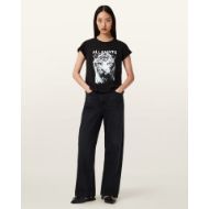 Picture of ALLSAINTS WOMEN'S STATIC ANNA TEE IN BLACK 5