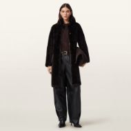 Снимка на ALLSAINTS ДАМСКО КОЖЕНО ПАЛТО SERRA SHEARLING В КАФЯВО 1