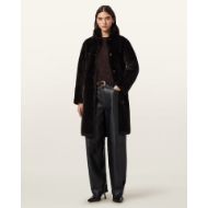 Снимка на ALLSAINTS ДАМСКО КОЖЕНО ПАЛТО SERRA SHEARLING В КАФЯВО 8