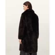 Снимка на ALLSAINTS ДАМСКО КОЖЕНО ПАЛТО SERRA SHEARLING В КАФЯВО 7