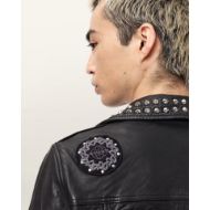 Picture of ALLSAINTS MEN'S COLE BIKER JACKET IN BLACK 3