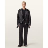 Picture of ALLSAINTS MEN'S COLE BIKER JACKET IN BLACK 6