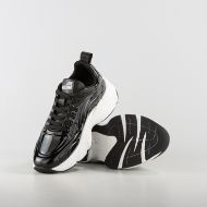 Picture of LOVE MOSCHINO WOMEN'S STARDUST SNEAKERS IN BLACK 5