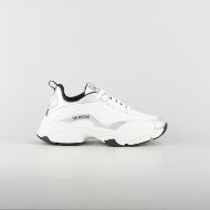 Picture of LOVE MOSCHINO WOMEN'S STARDUST SNEAKERS IN WHITE 1