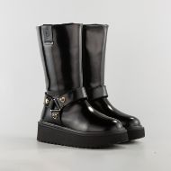 Снимка на LOVE MOSCHINO ДАМСКИ БОТУШИ НА ПЛАТФОРМА В ЧЕРНО 2