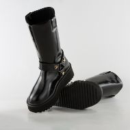 Снимка на LOVE MOSCHINO ДАМСКИ БОТУШИ НА ПЛАТФОРМА В ЧЕРНО 5