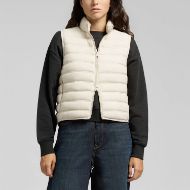 Picture of REPLAY WOMEN'S CRINKLE NYLON VEST IN SANDSHELL 1