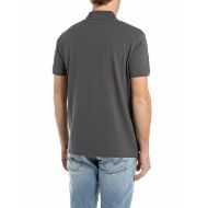 Снимка на REPLAY МЪЖКА БЛУЗА С ЯКА ОТ ПИКЕ С ДЖОБ НА ГЪРДИТЕ В СИВО 2