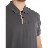 Снимка на REPLAY МЪЖКА БЛУЗА С ЯКА ОТ ПИКЕ С ДЖОБ НА ГЪРДИТЕ В СИВО 3