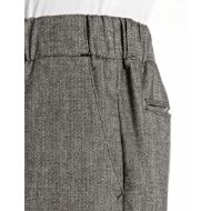 Picture of REPLAY MEN'S TAPARED-FIT HERRINGBONE TROUSERS IN BLACK AND NATURAL WHITE 6