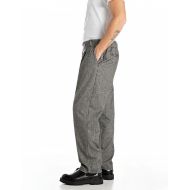 Picture of REPLAY MEN'S TAPARED-FIT HERRINGBONE TROUSERS IN BLACK AND NATURAL WHITE 2
