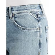 Picture of REPLAY WOMEN'S AKEME STRAIGHT-FIT JEANS 11 OZ COMFORT BLUE DENIM IN LIGHT BLUE 8