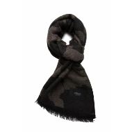 Picture of REPLAY MEN'S FRINGED WOOL SCARF IN MULTICOLOUR 1