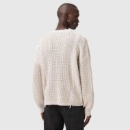 Picture of ALLSAINTS MEN'S TENTER CREW IN ECRU WHITE 2