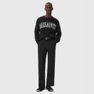 Picture of ALLSAINTS MEN'S STOKES CREW IN BLACK/ECRU WHITE 5