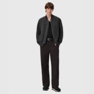 Picture of ALLSAINTS MEN'S SAKU BOMBER IN CHARCOAL GREY 6
