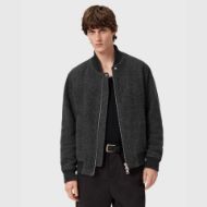 Picture of ALLSAINTS MEN'S SAKU BOMBER IN CHARCOAL GREY 3
