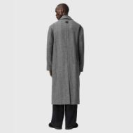 Picture of ALLSAINTS MEN'S EZRA COAT IN BLACK/WHITE 2