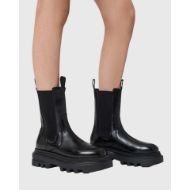 Picture of ALLSAINTS WOMEN'S ALEX BOOT IN BLACK SHINE 6