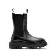 Picture of ALLSAINTS WOMEN'S ALEX BOOT IN BLACK SHINE 1