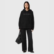 Снимка на ALLSAINTS ДАМСКИ СУИТШЪРТ PINS ETTIENNE HOODY В ЧЕРНО 5