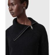 Picture of ALLSAINTS WOMEN'S JAX ROLL NECK DRESS IN BLACK 3