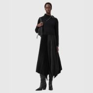 Picture of ALLSAINTS WOMEN'S JAX ROLL NECK DRESS IN BLACK 7