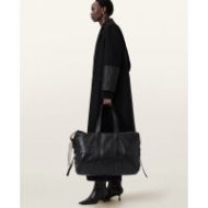 Picture of ALLSAINTS WOMEN'S ARES GRAIN HOLDALL IN BLACK 8