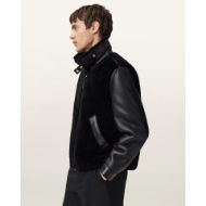 Picture of ALLSAINTS MEN'S CONYER SHEARLING JACKET IN BLACK 2