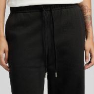 Picture of REPLAY WOMEN'S FLEECE JOGGERS WITH R EMBROIDERY IN BLACK 7