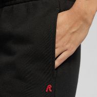 Picture of REPLAY WOMEN'S FLEECE JOGGERS WITH R EMBROIDERY IN BLACK 3