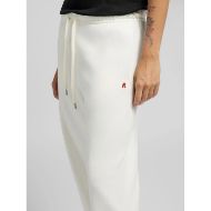 Picture of REPLAY WOMEN'S FLEECE JOGGERS WITH R EMBROIDERY IN NATURAL WHITE 4