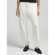 Picture of REPLAY WOMEN'S FLEECE JOGGERS WITH R EMBROIDERY IN NATURAL WHITE 8