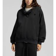 Picture of REPLAY WOMEN'S SWEATSHIRT WITH HIGH NECK AND POCKETS IN BLACK 7
