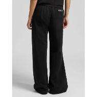 Picture of REPLAY WOMEN'S HIGH WAIST WIDE LEG JOGGER WITH LOGO IN BLACK 3