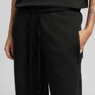 Picture of REPLAY WOMEN'S HIGH WAIST WIDE LEG JOGGER WITH LOGO IN BLACK 5